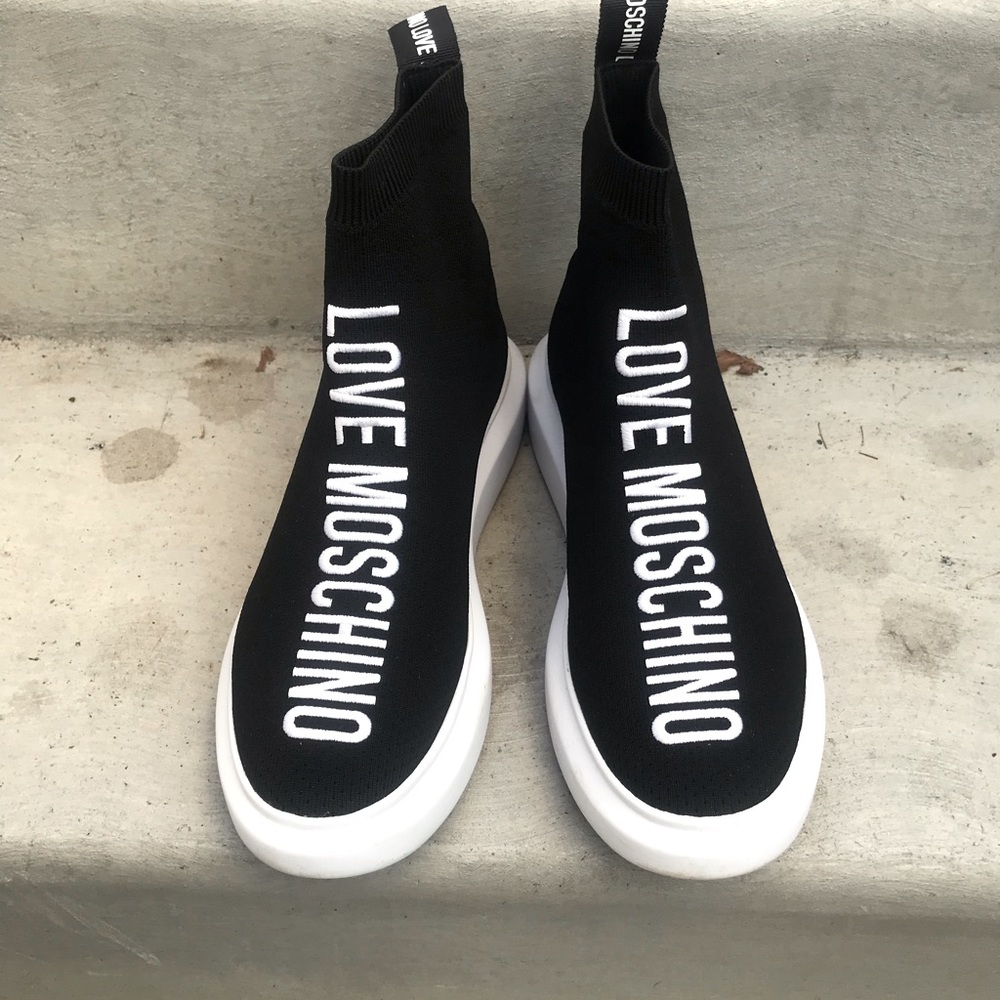 Moshino knit sneakers size 10US/40IT